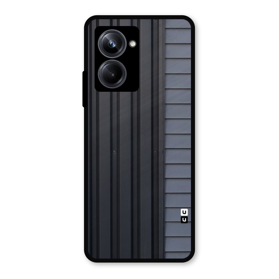 Vertical Horizontal Metal Back Case for Realme 10 Pro