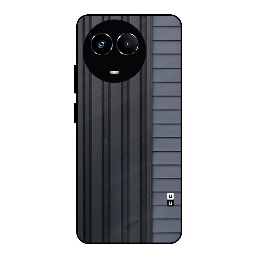 Vertical Horizontal Metal Back Case for Realme 11 5G