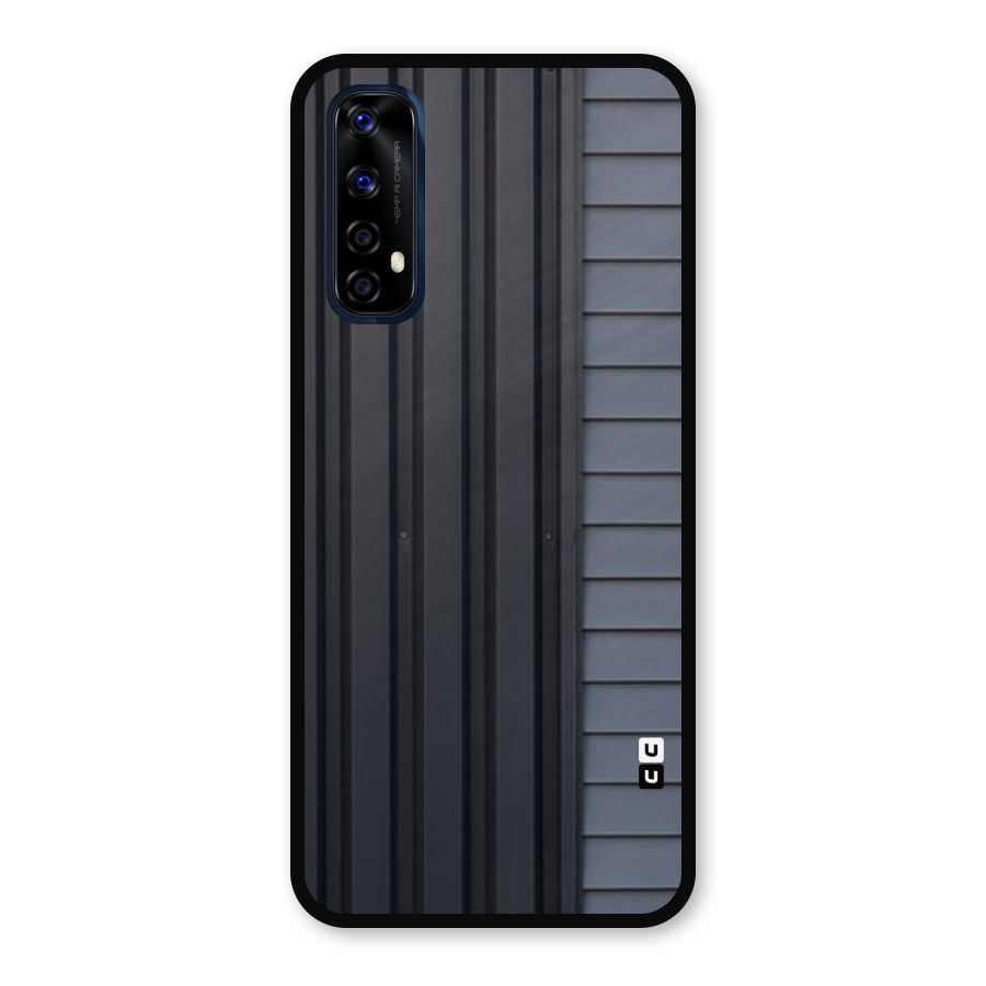 Vertical Horizontal Metal Back Case for Realme 7