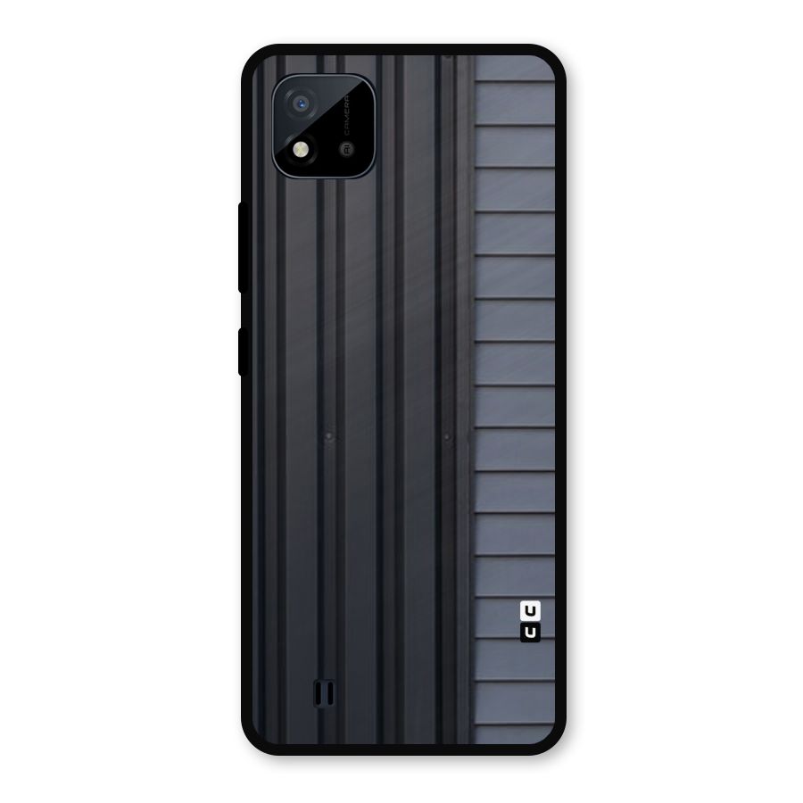 Vertical Horizontal Metal Back Case for Realme C11 2021