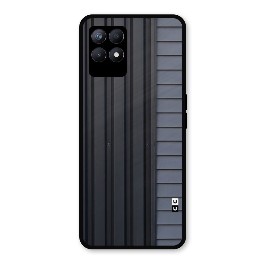 Vertical Horizontal Metal Back Case for Realme Narzo 50