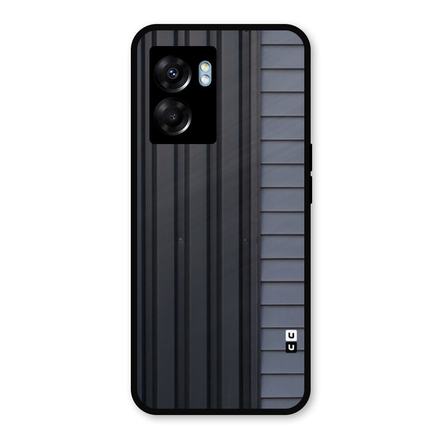 Vertical Horizontal Metal Back Case for Realme Narzo 50 5G