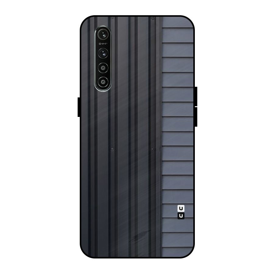 Vertical Horizontal Metal Back Case for Realme XT