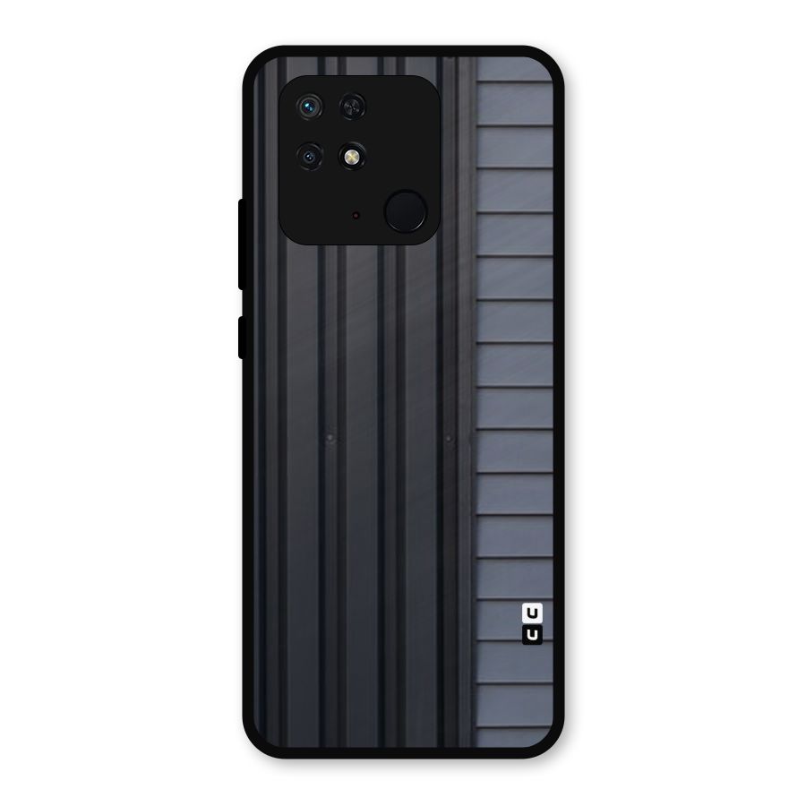 Vertical Horizontal Metal Back Case for Redmi 10
