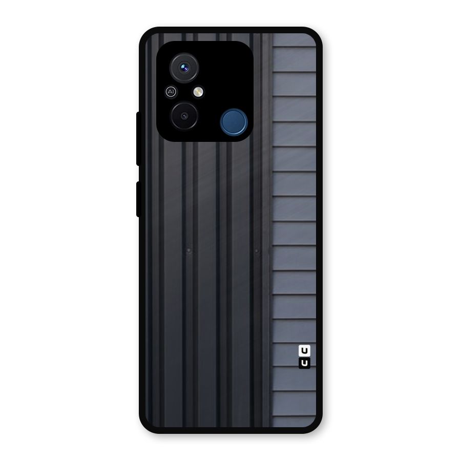 Vertical Horizontal Metal Back Case for Redmi 12C