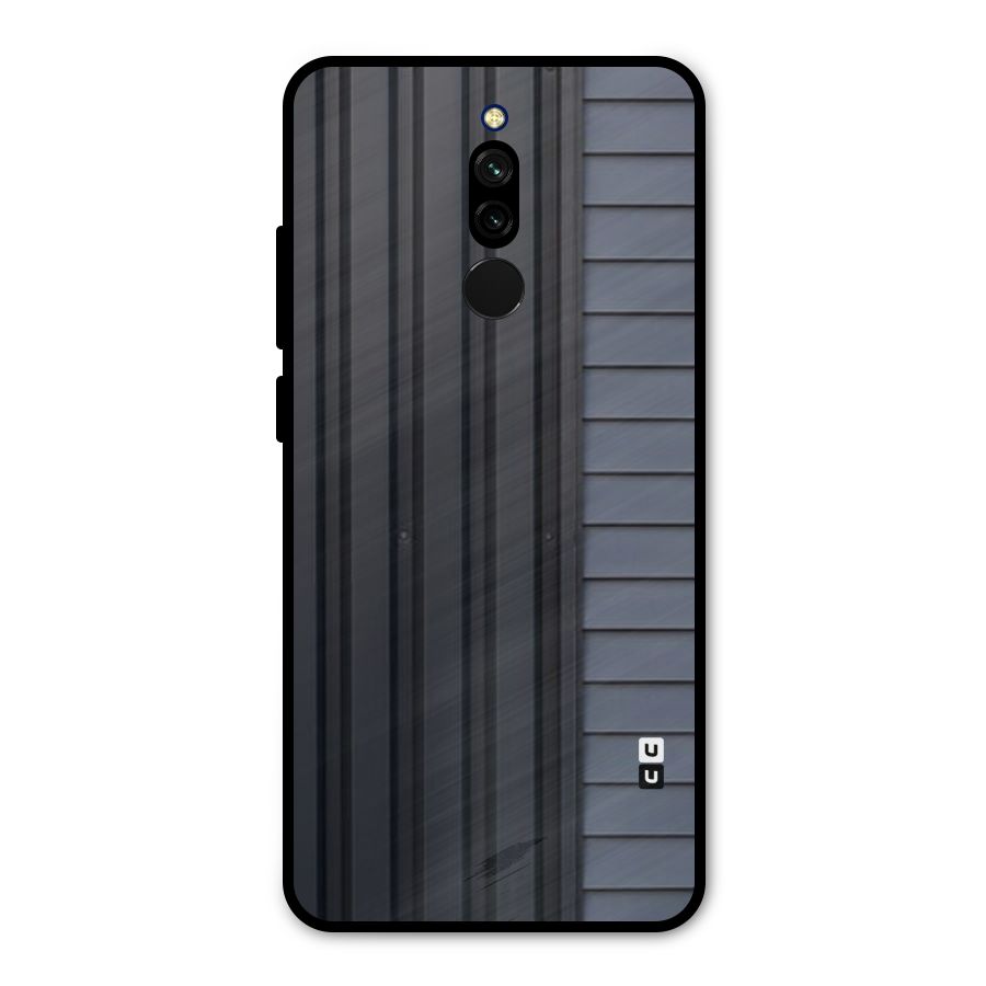 Vertical Horizontal Metal Back Case for Redmi 8