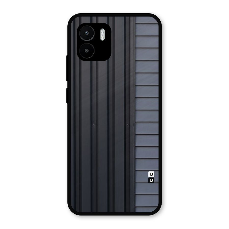 Vertical Horizontal Metal Back Case for Redmi A1