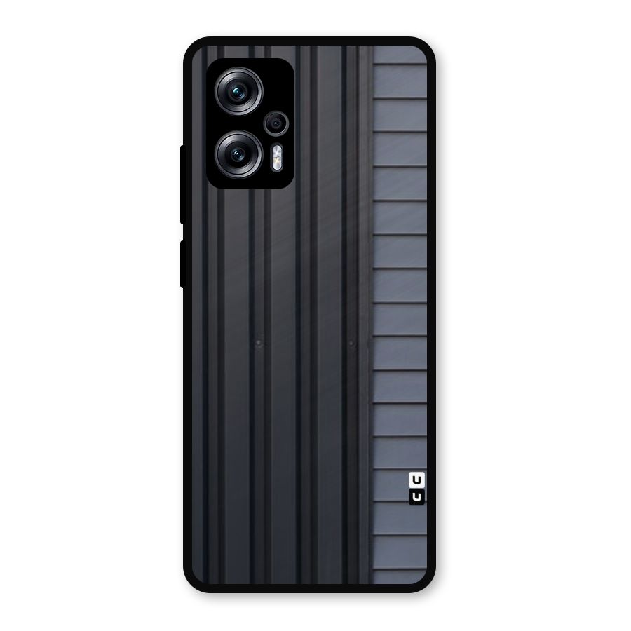Vertical Horizontal Metal Back Case for Redmi K50i