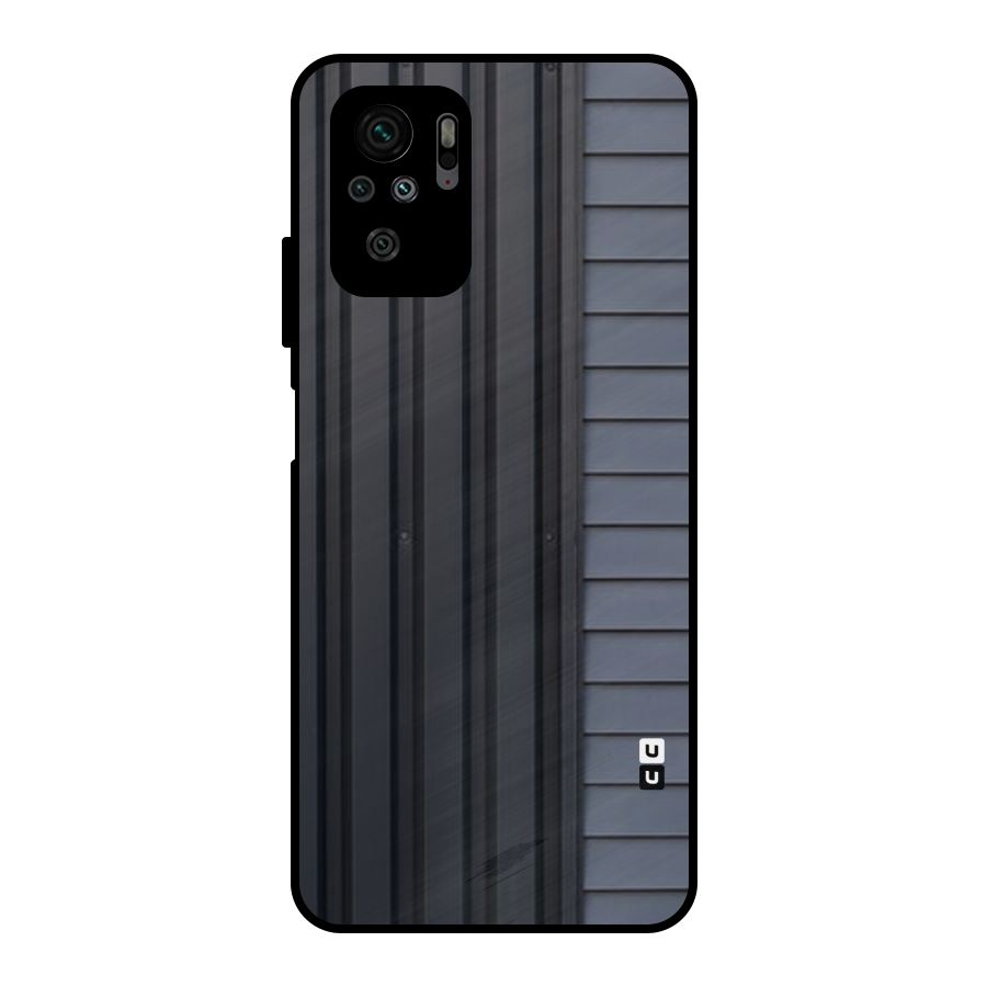 Vertical Horizontal Metal Back Case for Redmi Note 10