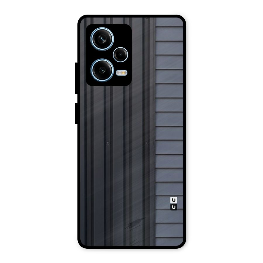 Vertical Horizontal Metal Back Case for Redmi Note 12 Pro