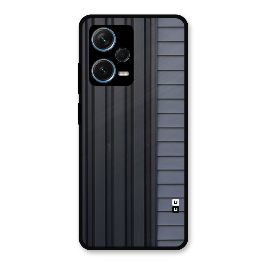 Vertical Horizontal Metal Back Case for Redmi Note 12 Pro Plus 5G