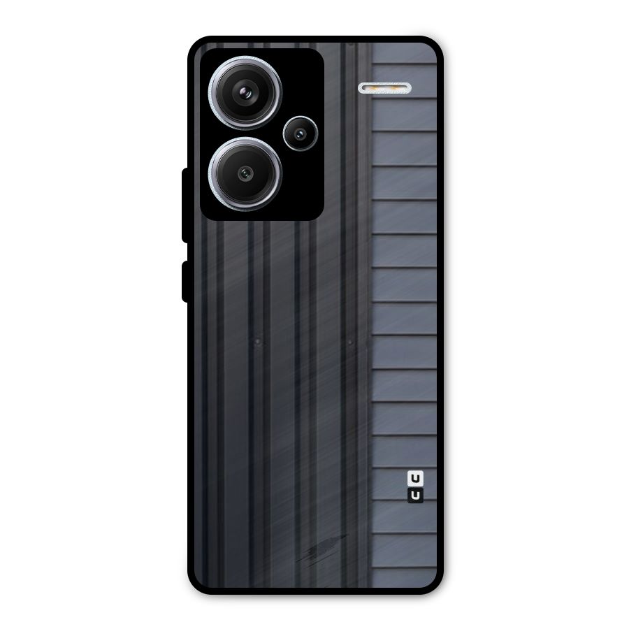 Vertical Horizontal Metal Back Case for Redmi Note 13 Pro Plus