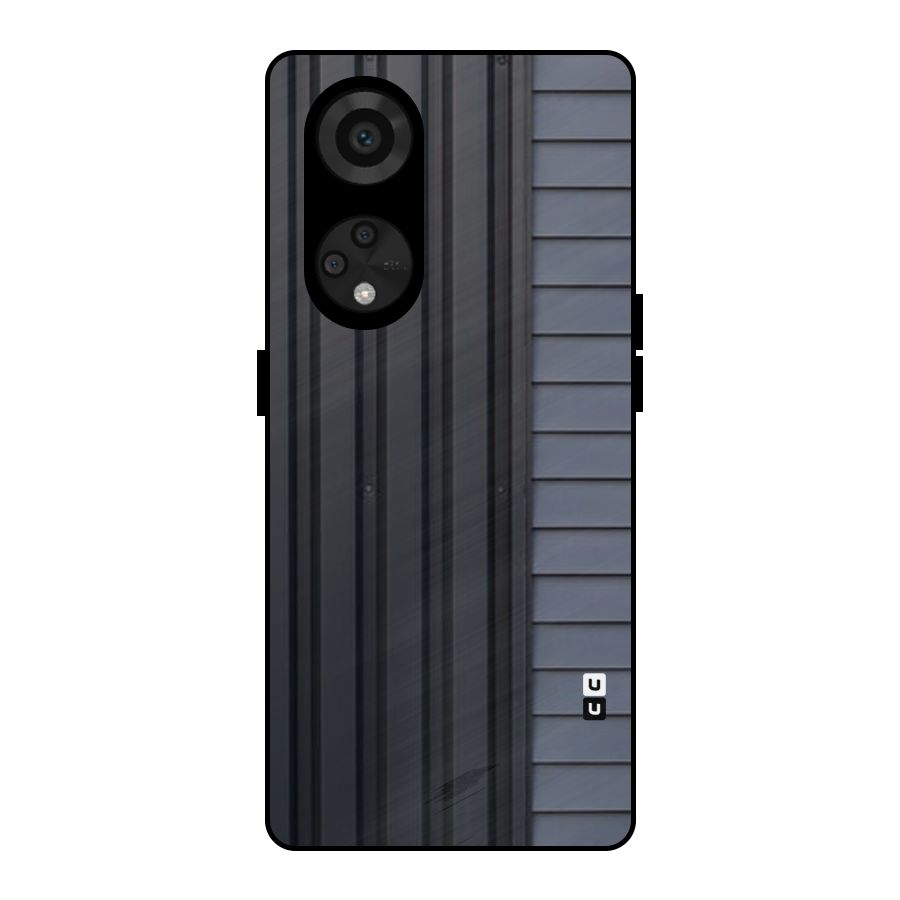 Vertical Horizontal Metal Back Case for Reno8 T 5G