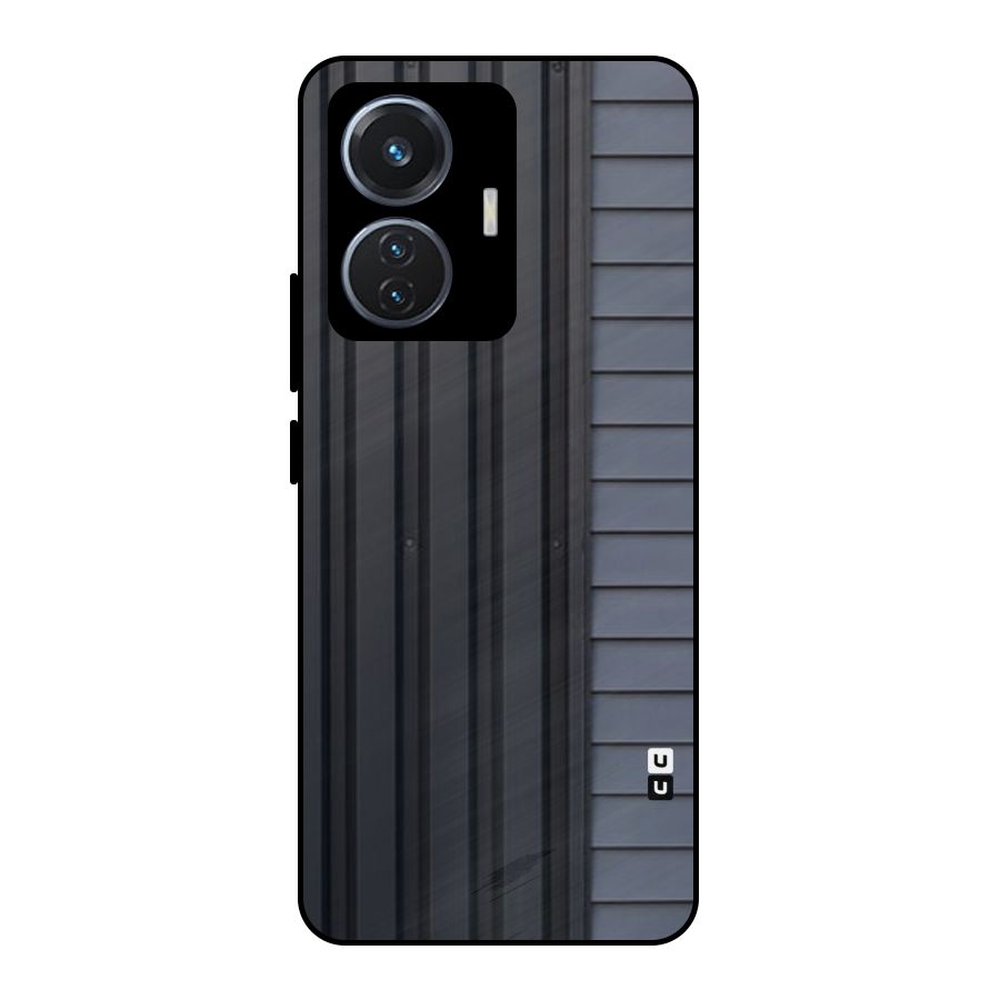 Vertical Horizontal Metal Back Case for Vivo T1 44W