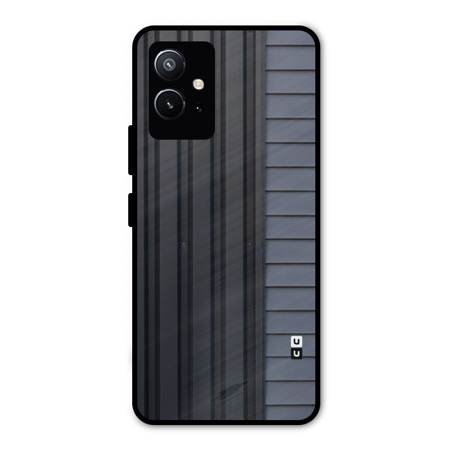 Vertical Horizontal Metal Back Case for Vivo T1 5G