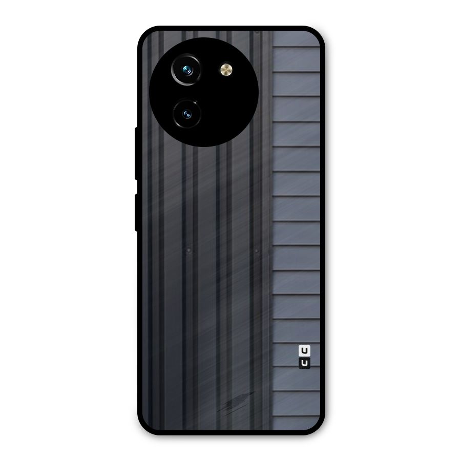 Vertical Horizontal Metal Back Case for Vivo T3x
