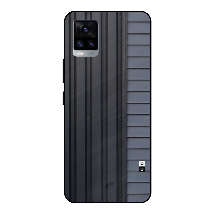 Vertical Horizontal Metal Back Case for Vivo V20