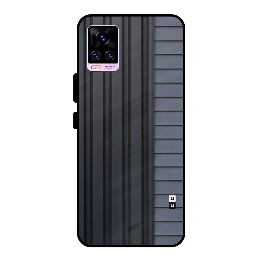 Vertical Horizontal Metal Back Case for Vivo V20 Pro