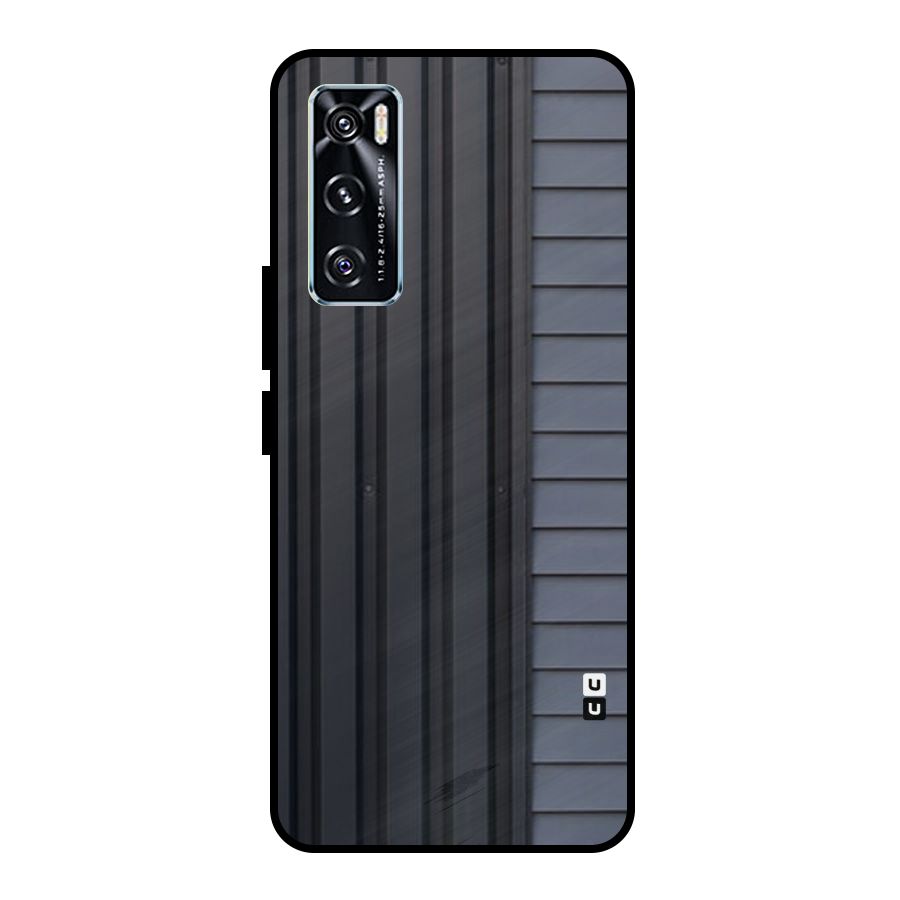 Vertical Horizontal Metal Back Case for Vivo V20 SE