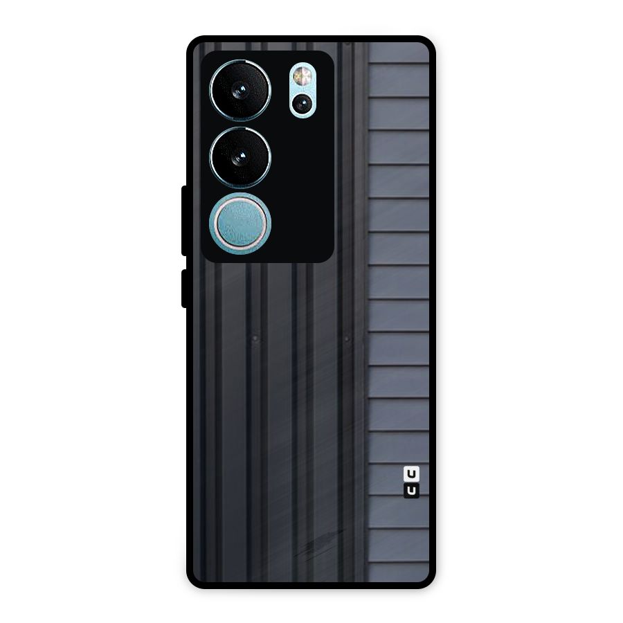 Vertical Horizontal Metal Back Case for Vivo V29 Pro