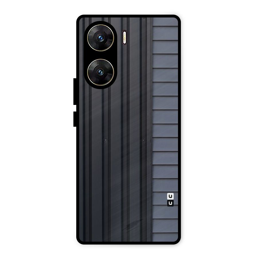 Vertical Horizontal Metal Back Case for Vivo V29e