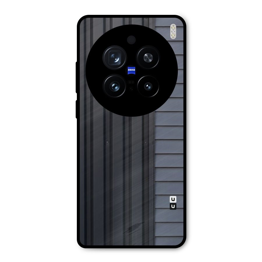 Vertical Horizontal Metal Back Case for Vivo X200 Pro