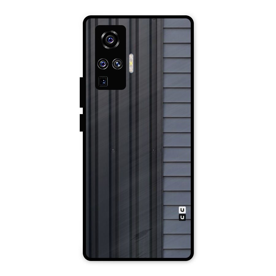 Vertical Horizontal Metal Back Case for Vivo X50 Pro