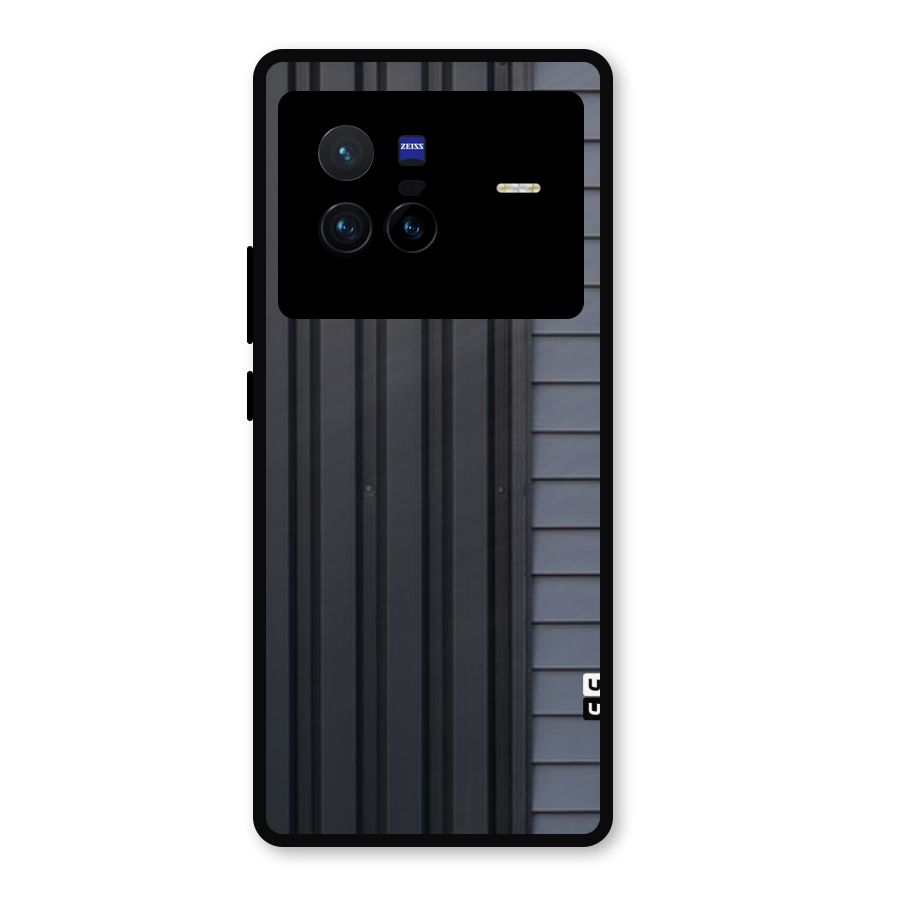 Vertical Horizontal Metal Back Case for Vivo X80