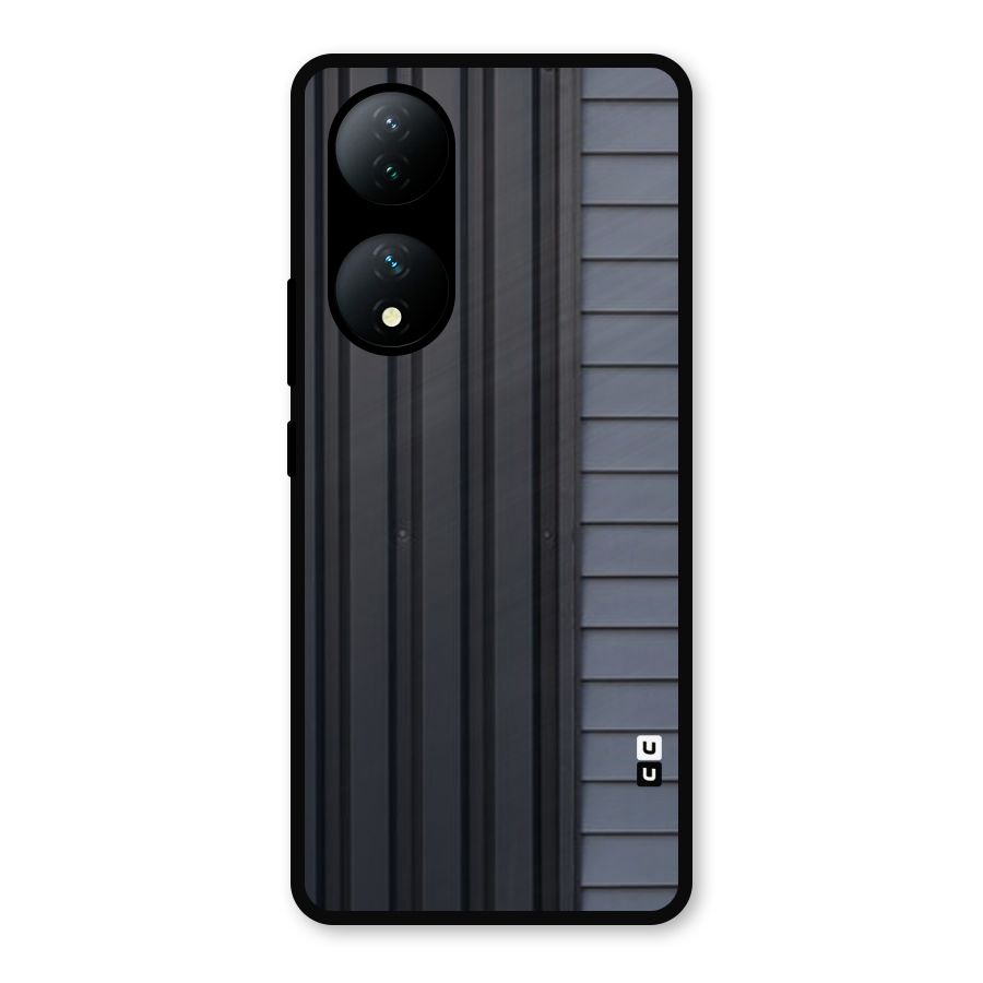 Vertical Horizontal Metal Back Case for Vivo Y100a