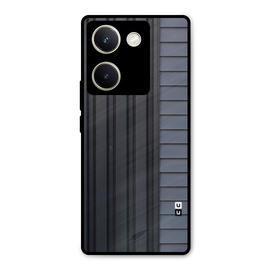 Vertical Horizontal Metal Back Case for Vivo Y200 Pro