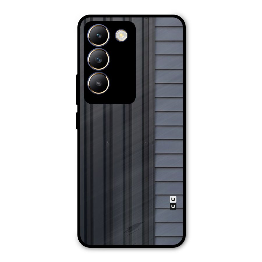 Vertical Horizontal Metal Back Case for Vivo Y200e