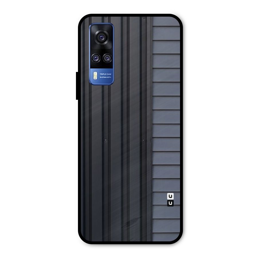 Vertical Horizontal Metal Back Case for Vivo Y31