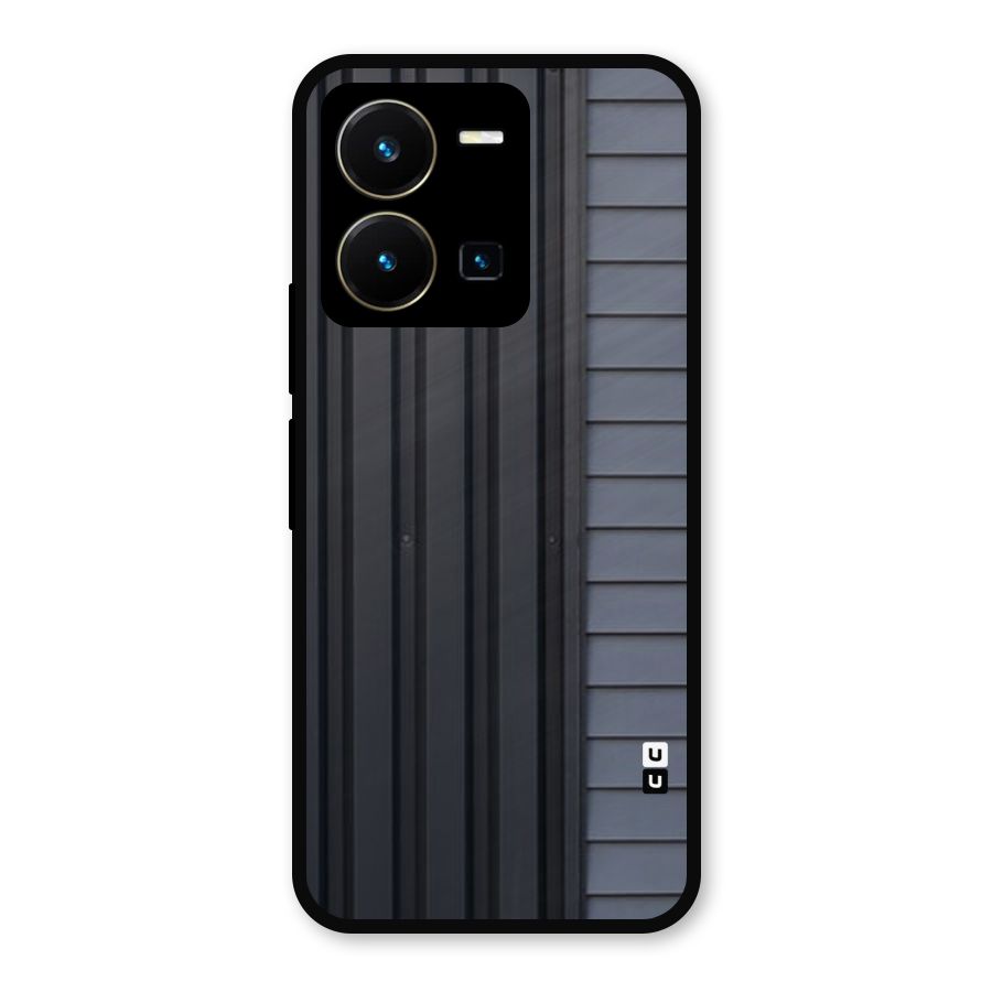 Vertical Horizontal Metal Back Case for Vivo Y35
