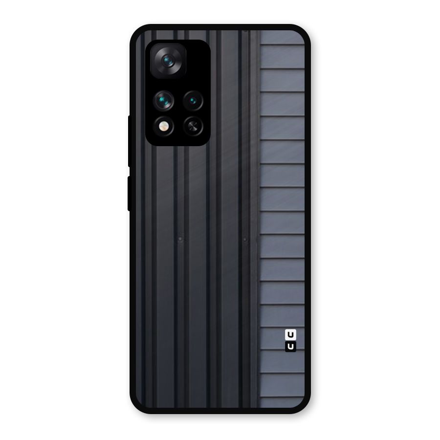 Vertical Horizontal Metal Back Case for Xiaomi 11i Hypercharge 5G