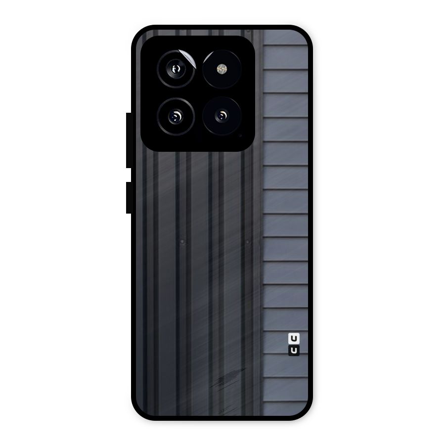 Vertical Horizontal Metal Back Case for Xiaomi 14