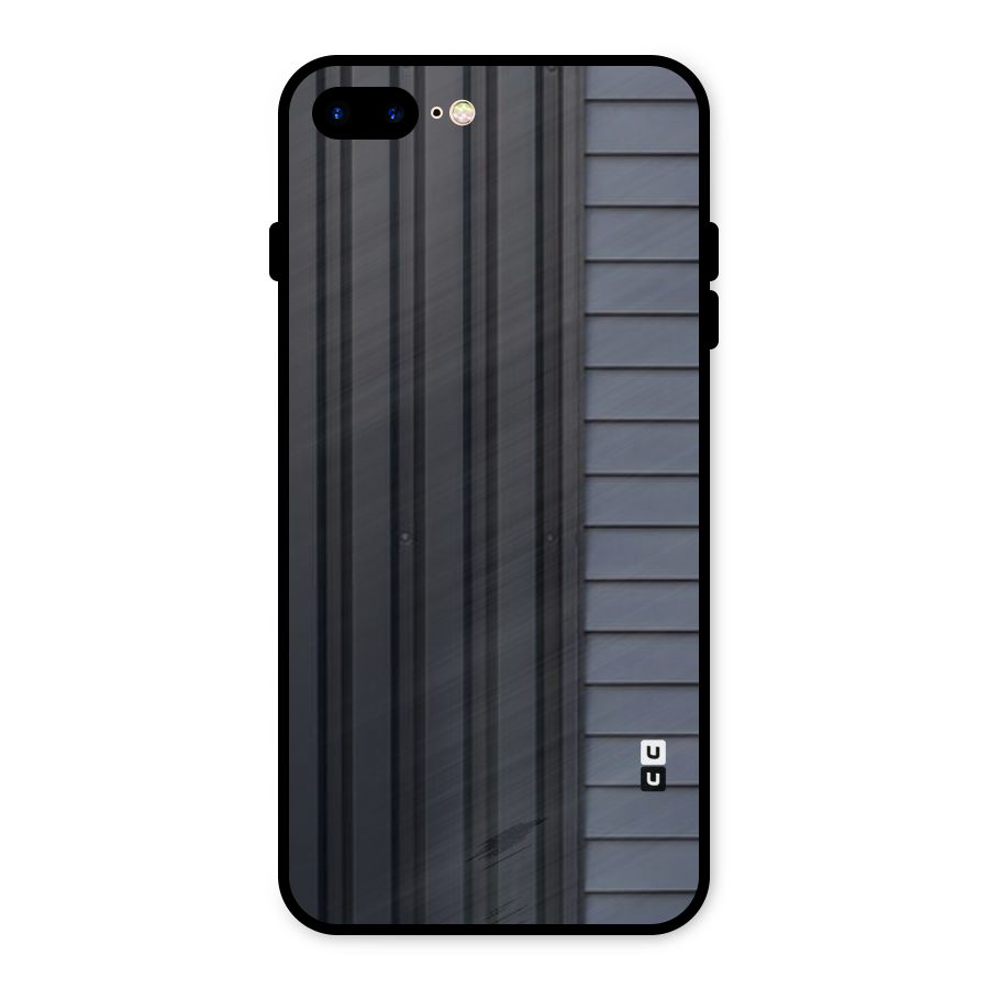 Vertical Horizontal Metal Back Case for iPhone 8 Plus