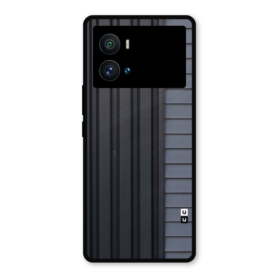 Vertical Horizontal Metal Back Case for iQOO 9 Pro