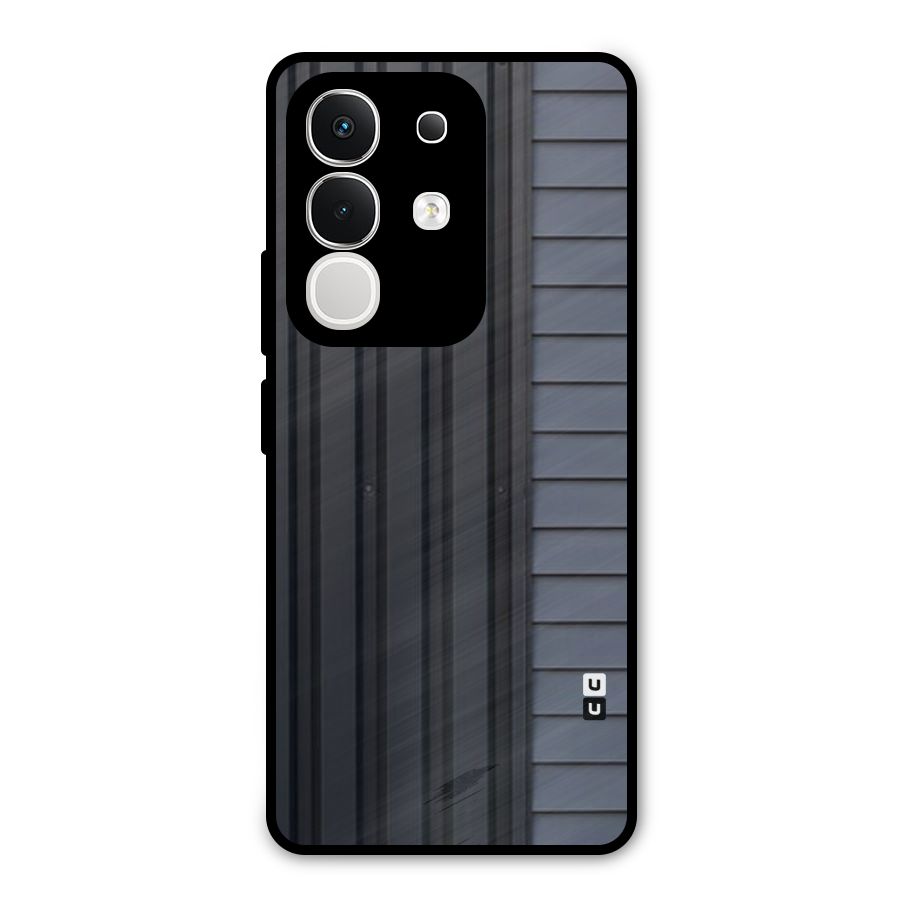Vertical Horizontal Metal Back Case for iQOO Z10x
