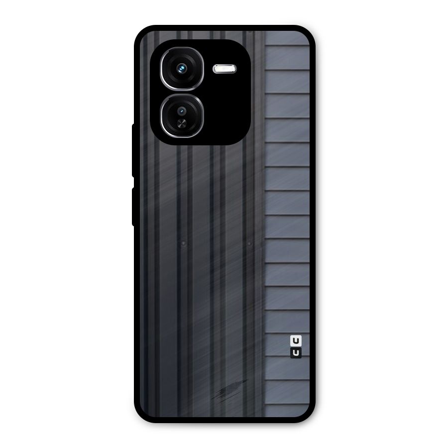 Vertical Horizontal Metal Back Case for iQOO Z9x