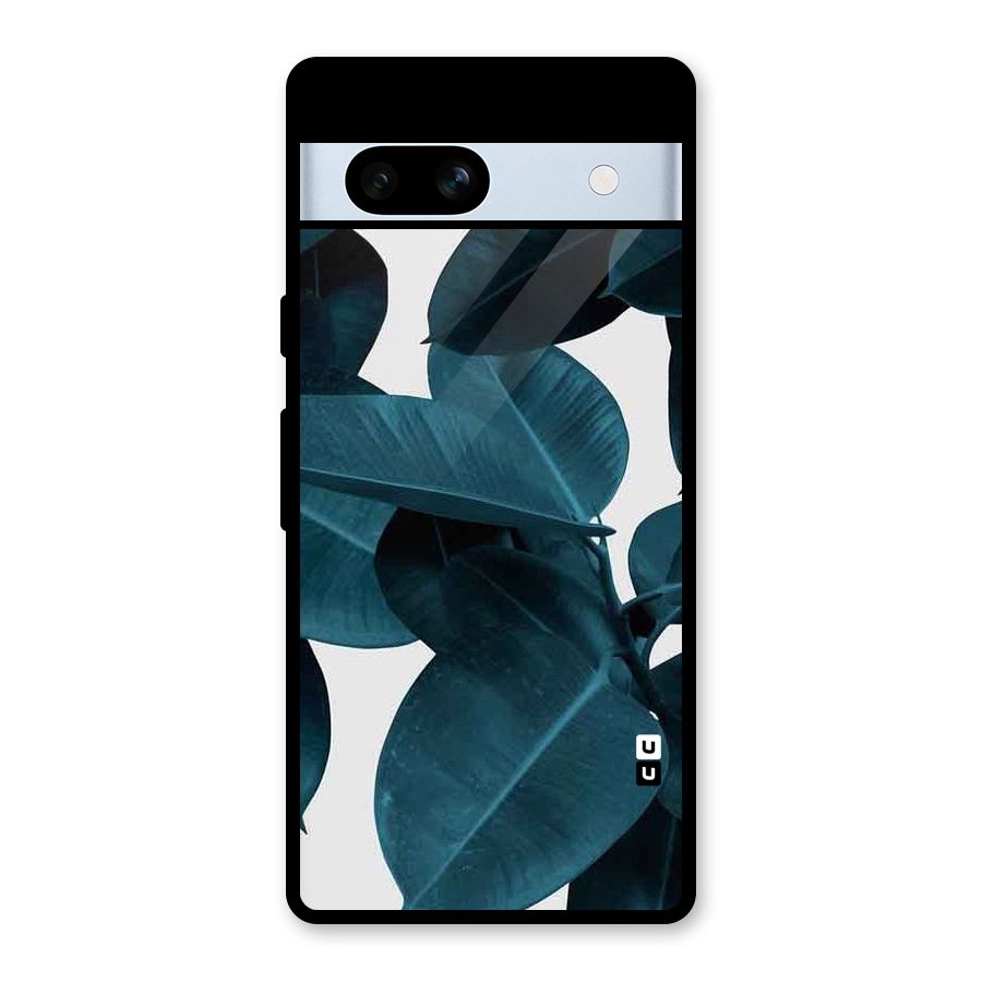 Very Aesthetic Leafs Glass Back Case for Google Pixel 7a