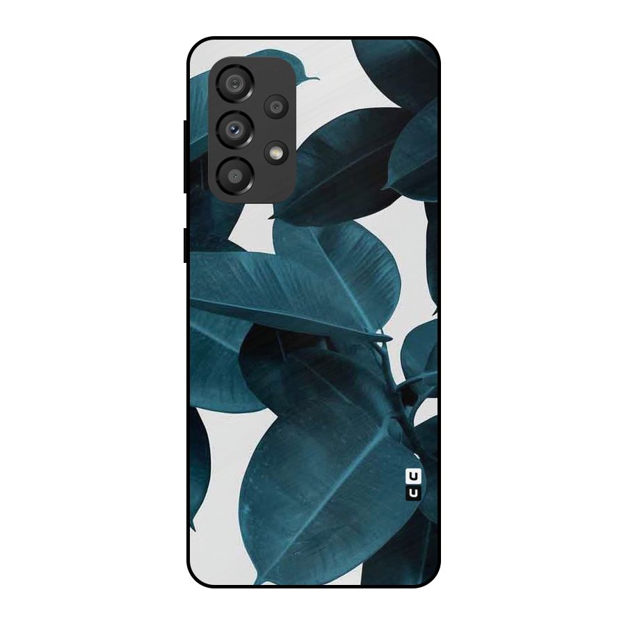 Very Aesthetic Leafs Metal Back Case for Galaxy A33 5G