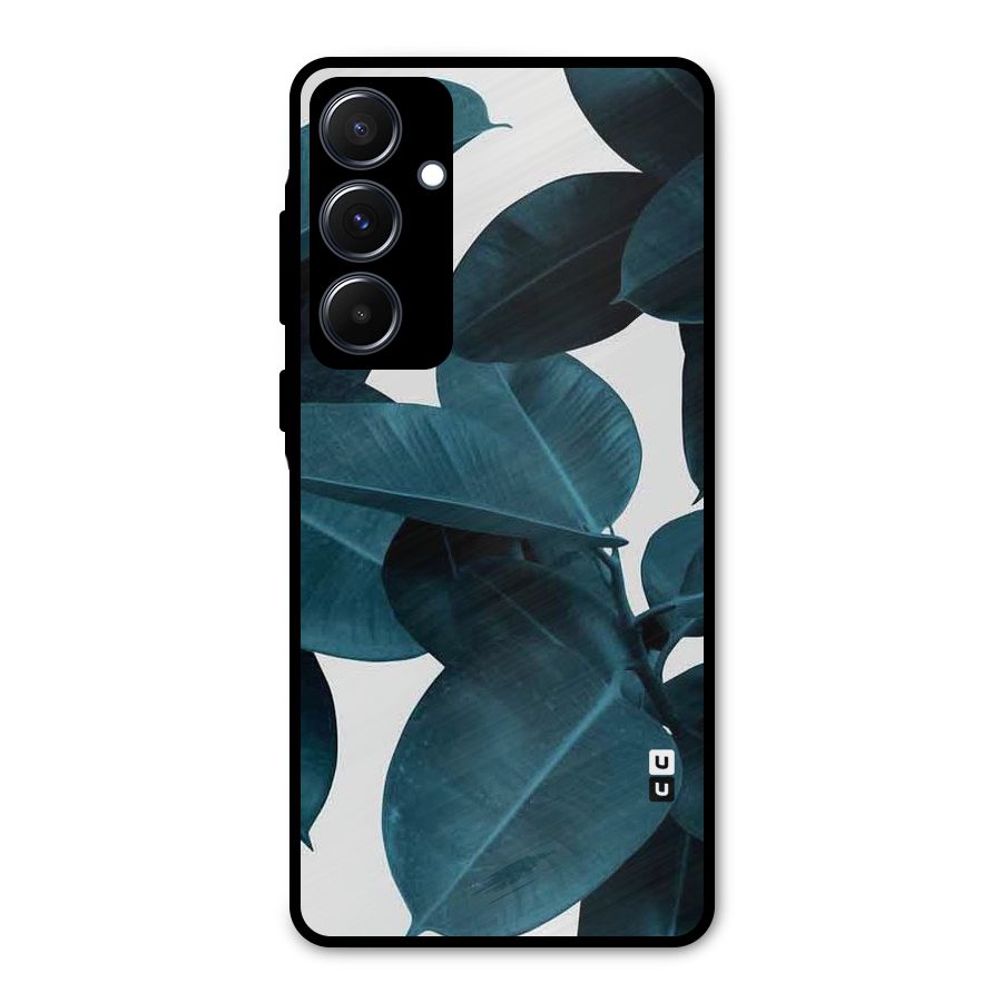 Very Aesthetic Leafs Metal Back Case for Galaxy A55