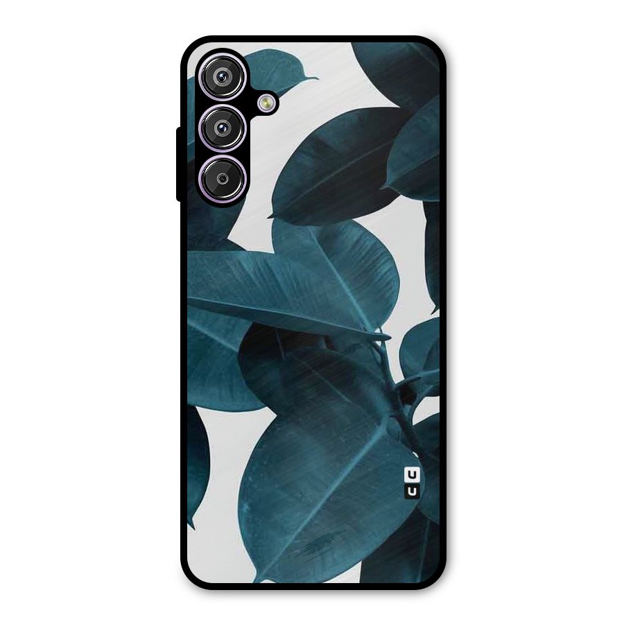 Very Aesthetic Leafs Metal Back Case for Galaxy F15