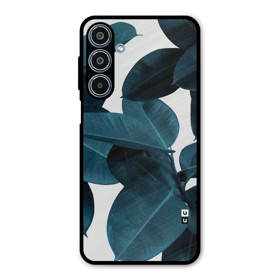 Very Aesthetic Leafs Metal Back Case for Galaxy M35