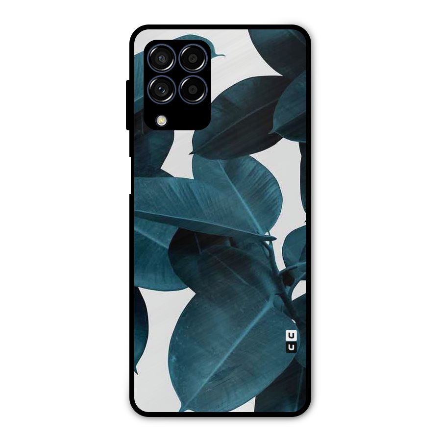 Very Aesthetic Leafs Metal Back Case for Galaxy M53 5G