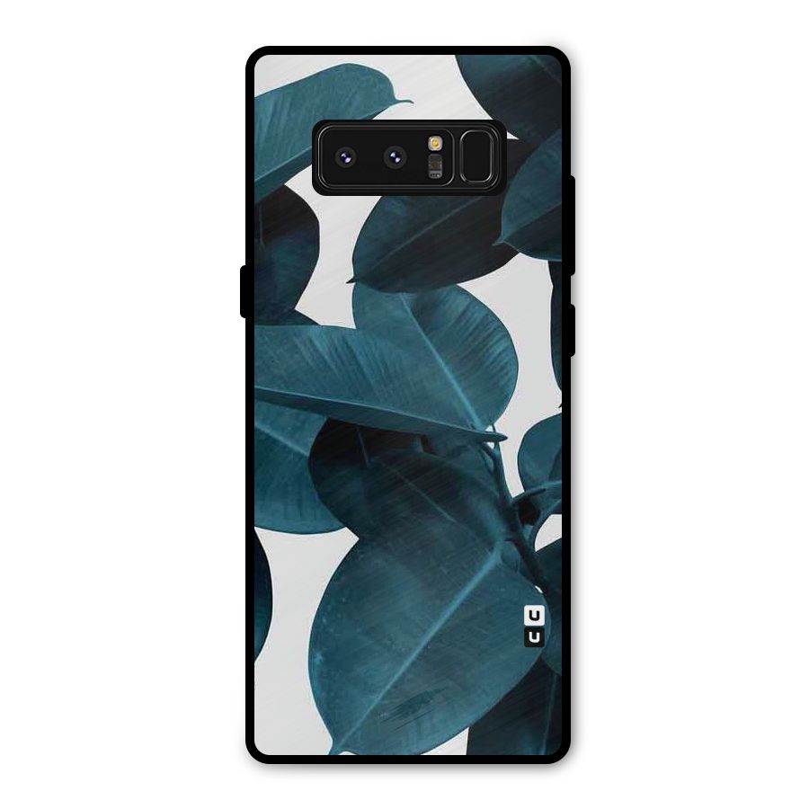 Very Aesthetic Leafs Metal Back Case for Galaxy Note 8