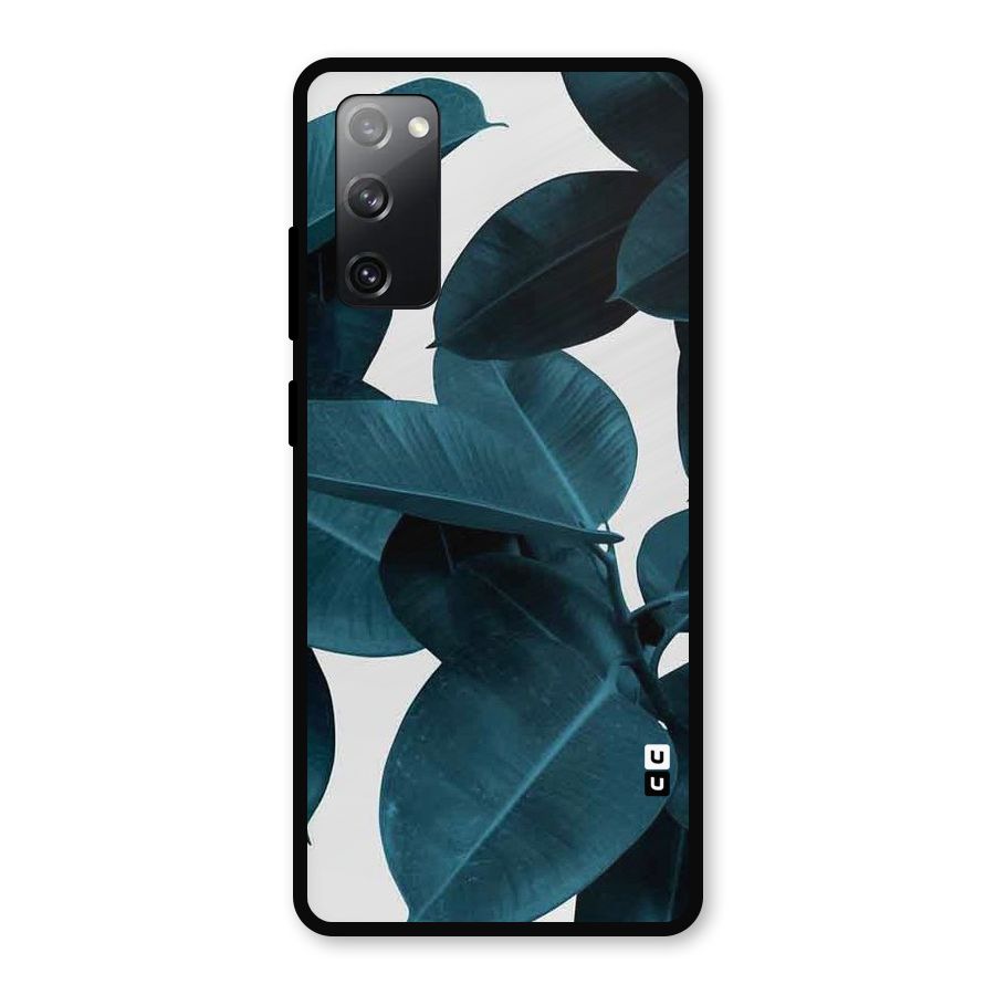 Very Aesthetic Leafs Metal Back Case for Galaxy S20 FE 5G