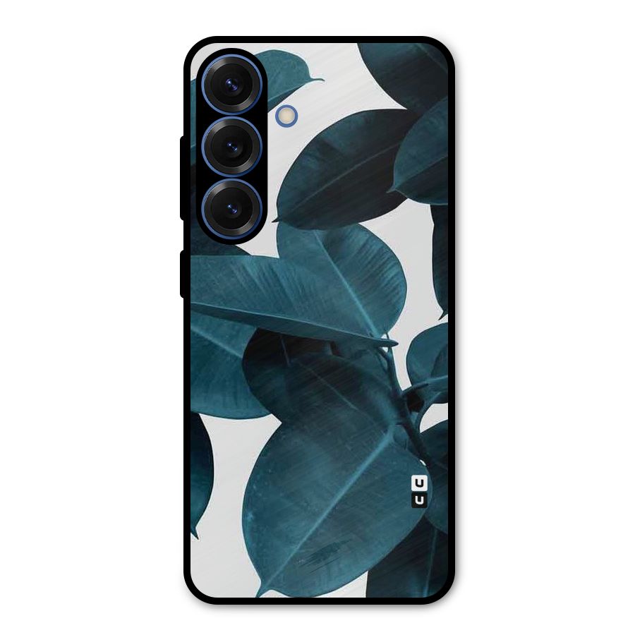 Very Aesthetic Leafs Metal Back Case for Galaxy S25