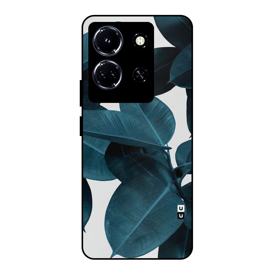 Very Aesthetic Leafs Metal Back Case for Infinix Note 30 5G