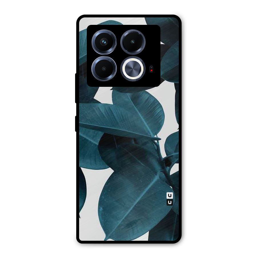 Very Aesthetic Leafs Metal Back Case for Infinix Note 40 5G